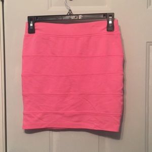 Neon Pink Skirt